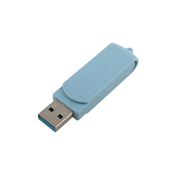 Перерабатываемые материалы USB флэш-накопитель с диском типа C U для хранения данных