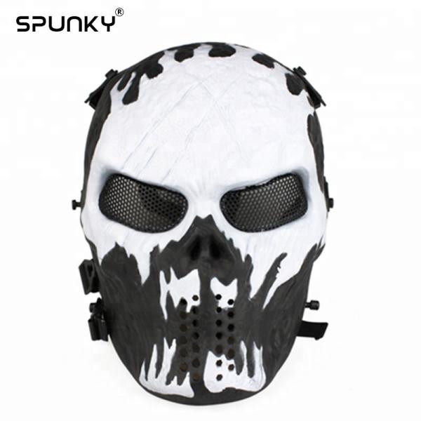Captain America Design Paintball Face Mask / Wire Mesh Airsoft Mask Durable