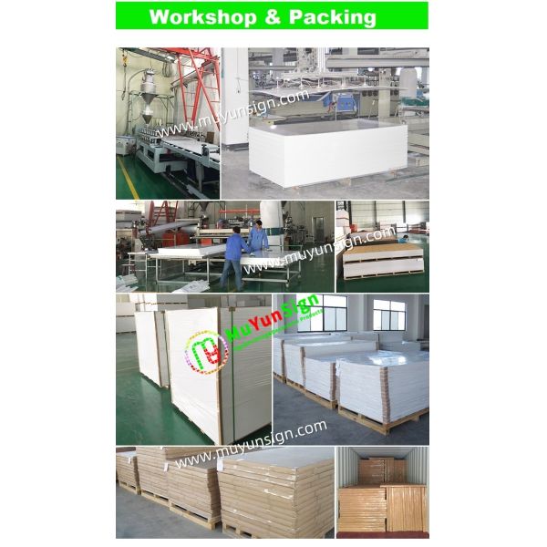 Sintra PVC Foam Board Glossy Surface Large Scale For Exhibits