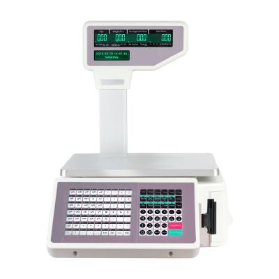 OIML III Class Supermarket Weighing Scale White / Black Color Optional