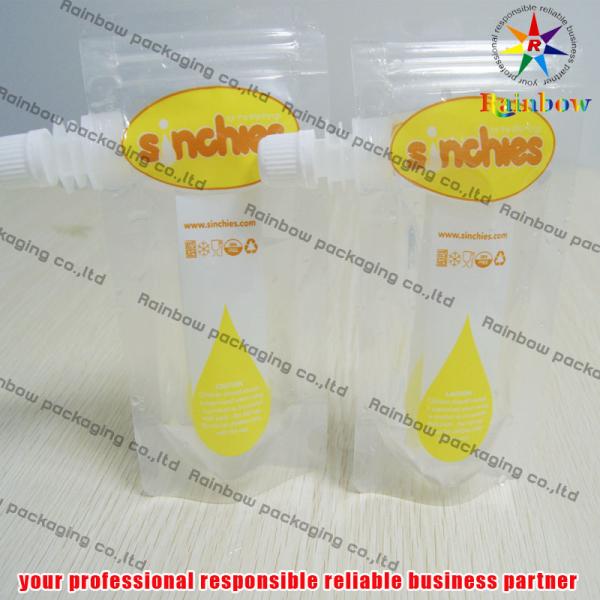 Изготовленный на заказ пластичный мешок Spout для фруктового сока упаковывая/жидкостного мешка с Spout