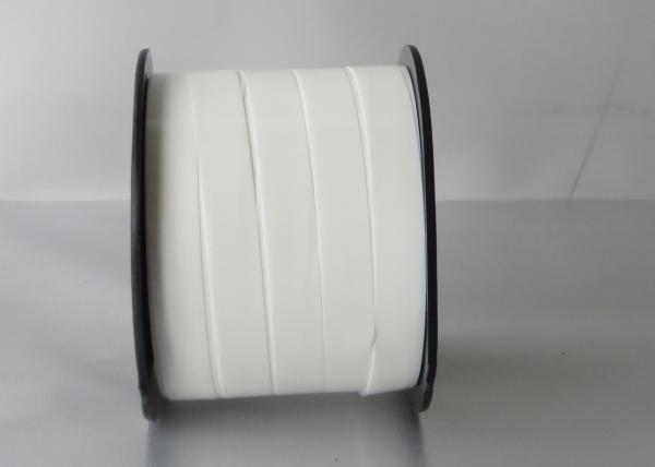 10mm X 50y White lacquer PP Laminated Curled ribbon For Supermarket , Cosmetics Shops