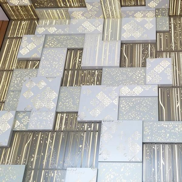 Full Open PVDF 2.4m 2.4mm Curtain Wall Panel System