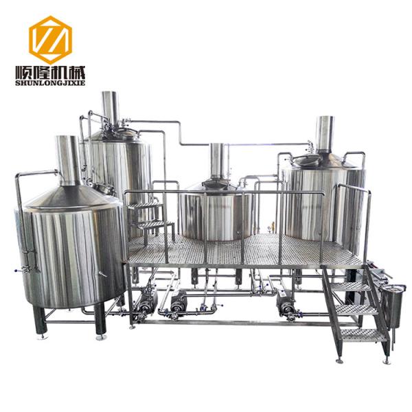 Industrial Large Beer Brewing Equipment 3 Vessel With Stout Tanks / Kettles