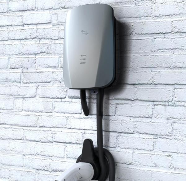 4,3 carregador fixado na parede 7.2KW 32A do carro elétrico do painel LCD