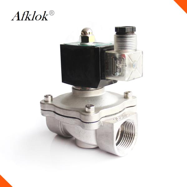 Low Pressure Water Solenoid Valve 2/2 Way Stainless Steel 220V Direct Acting