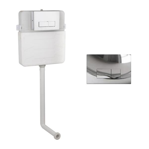 Plastic Toilet Flush Water Tank for Modern Ceramic Toilet WC in Bathroom Renovation