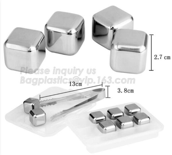 stainless steel whisky stones free sample reusable metal ice cubes, Stainless Steel Whiskey Chilling Rocks Ice Cube Whis