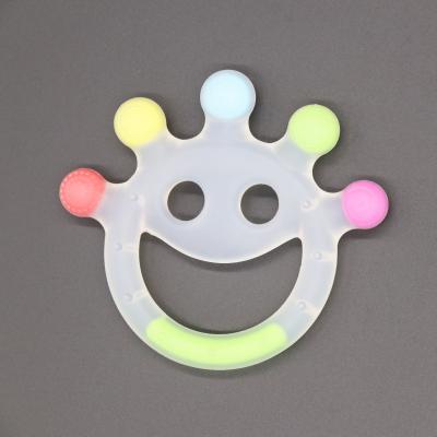 Brinquedos de sorriso de silicone para bebês feitos sob encomenda