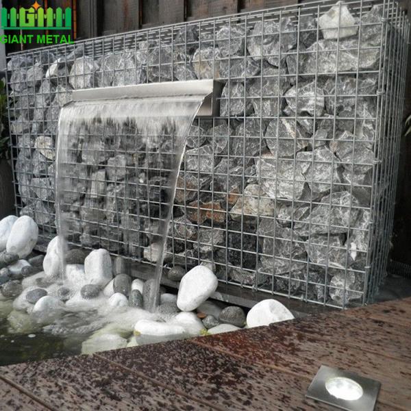 1mx1mx0.3m Galvanized Steel Wire Welded Gabion Box