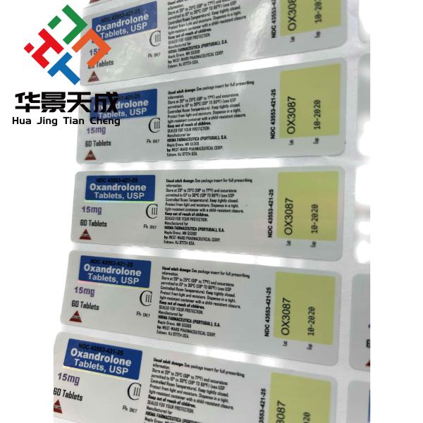 SARMs MK677 Oral Steriods Pills Labels For 50mg Plastic Bottles
