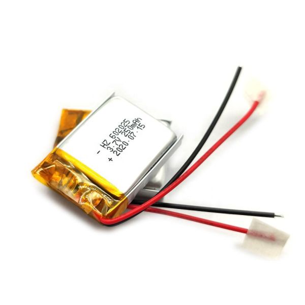 3.7V 250mAh IEC62133 CE Certified Lithium Polymer Battery with UN38.3 MSDS for Electronic Devices