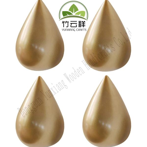 Gancho de la pared Gota de agua en forma de diseño minimalista Decorativo creativo de abrigo gancho del sombrero