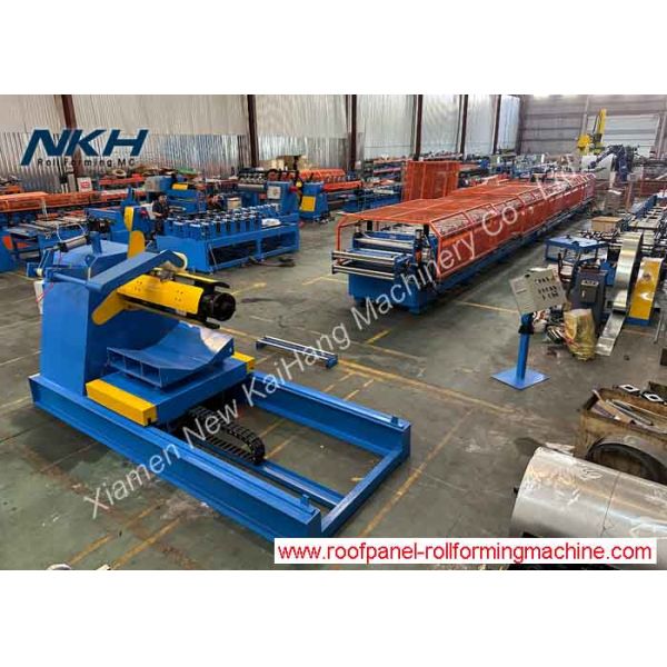 Dual Layer Roll Forming Machine with Robot Palletizing Shutter Door & Corrugated Panel