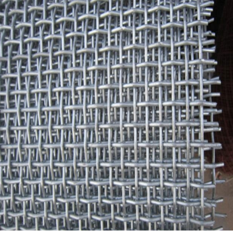Heavy Industry hot dip  galvanized square crimped wire mesh  anping for building