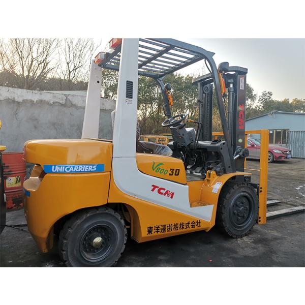Routine Fork Width TCM 3 Ton 3.5 Ton Diesel Forklift With ISUZU YANMAR MISUBISHI Engine