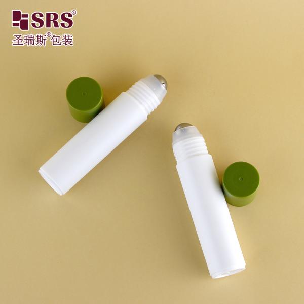 15mm Essential Oil  plastic  Roller Ball Bottle with Gold Cap 304 Stainless Steel Ball for Smooth and Precise Application