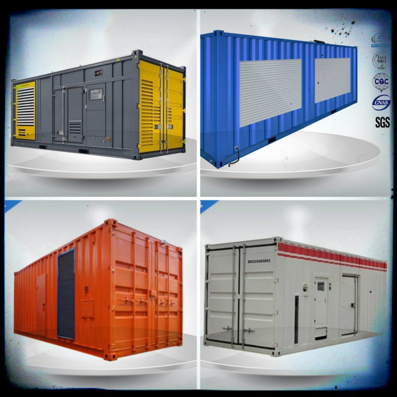 Container type Cummins diesel genset power 730 kw 50/60hz