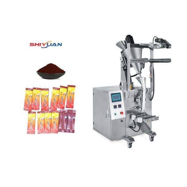 Vertical Coffee Chilli Powder Packaging Machine 2.6KW With PLC Control