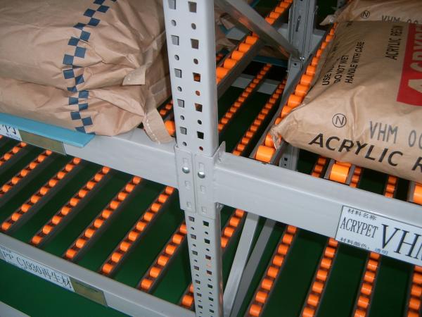 Q235 Steel Carton Flow Racks Warehouse Storage Flow Through Racking