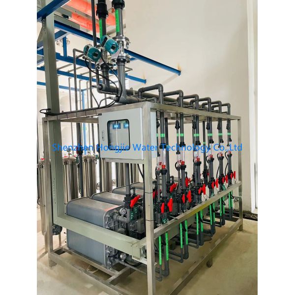 10T/H Industrial RO Water Purification System with Conductivity < 10μs/cm and Full Automatic PLC Control for Aquarium and Aquaculture