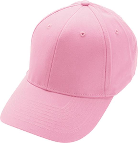 Eco Friendly Plain Cotton Baseball Caps Round Visor Custom 6 - Panel Blank Design