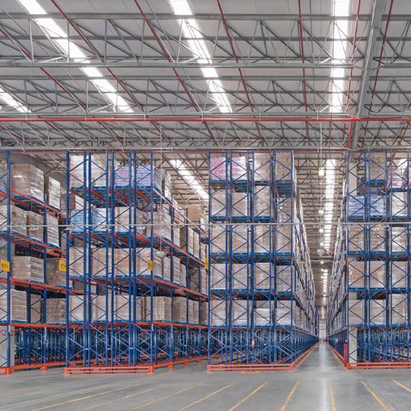 Industrial Powder Coated Pallet Rack System for Warehouse Storage with Multi-Level Heavy Duty Load Capacity