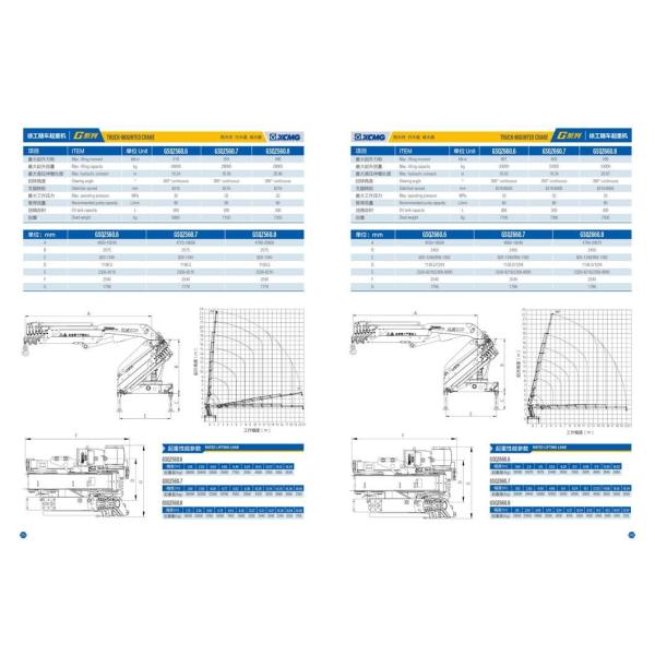 Foton Telescopic Boom Truck Mounted Crane 28ton SQZ560 Folding Hydraulic Mobile Crane