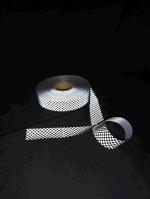 Altamente a segurança reflexiva do tecido de algodão do Webbing reflexivo da visibilidade descasca para sapatas dos sacos dos uniformes