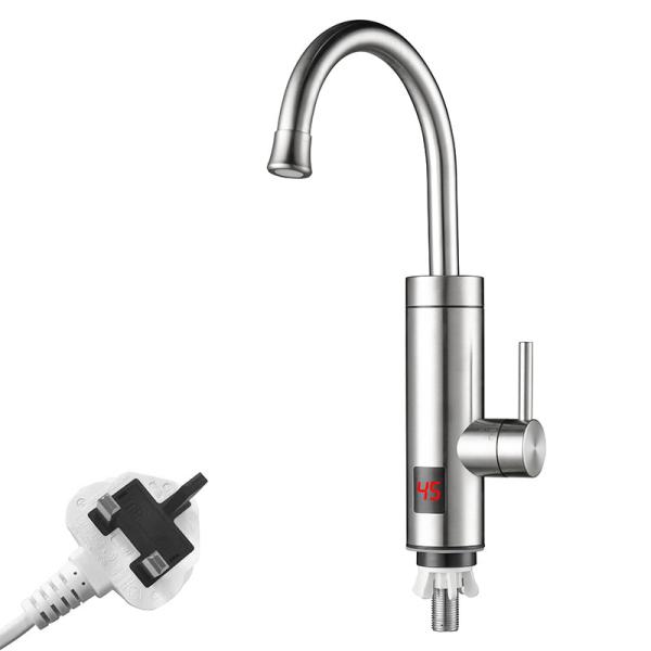 304 Stainless Steel Instant Electric Heater Water Faucet Single Handle
