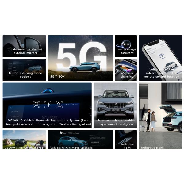 Voyah Free компактный внедорожник EV электрический PHEV с помощью водительской помощи уровень L2
