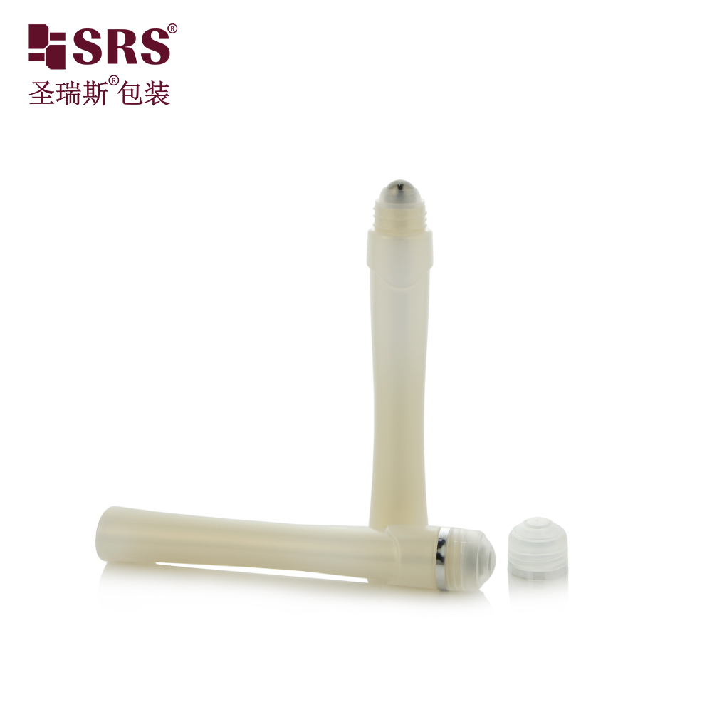 15ml PETG Roll On Bottle Stainless Steel Ball Portable Massage Container for Essential Oil