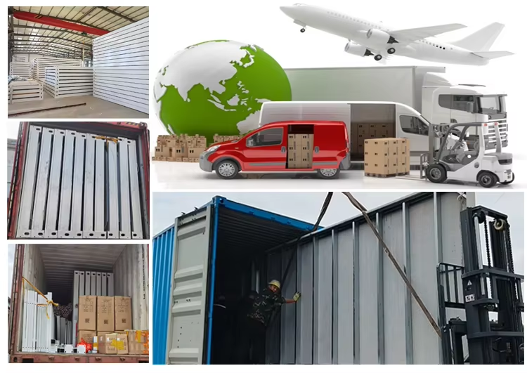 Steel Door Prefabricated Container House 20ft 40ft Modular Steel Container Homes