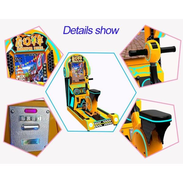 Fitness Sport Bike Video Arcade Racing Game Machine For Children Hardware + Acrylic