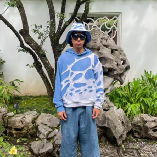 Cropped Sweatshirt Women Women Autumn Oversized French Terry Cotton Heavyweight Double Layered Vintage