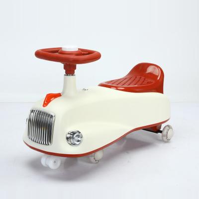 Five Wheels Wiggle Car Ride Toy Wiggle Twist Car  With Led Wheels Anti Rollover