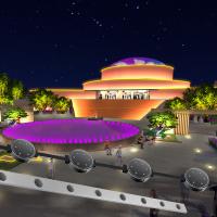 Fuente de iluminación de punto de píxel LED exterior 12V 30mm 2835 para decoración exterior permanente de luces inteligentes