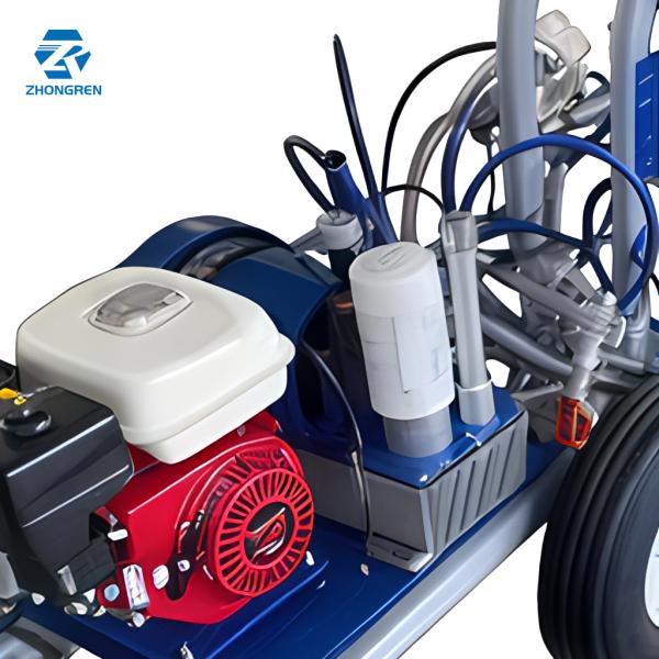 High Pressure Hydraulic 12L Road Marking Paint Machine With Imported Plunger Pump