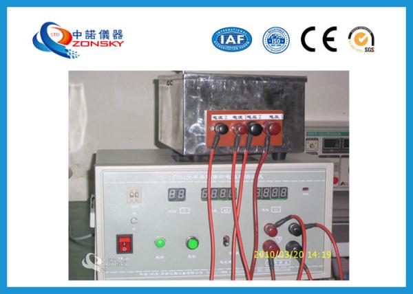 Temperatura ambiental do ℃ do ± 2 do equipamento de testes 23 da resistividade de volume do semicondutor