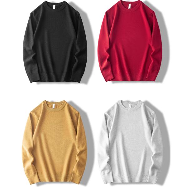 Men's Merino Wool Knitwear Stylish Lyocell Jumper Custom Solid Pullover Cashmere Cardigan