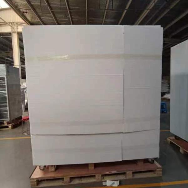 Refrigerador médico de aço inoxidável de aquecimento de 304 farmácias das portas de vidro usado no laboratório do hospital
