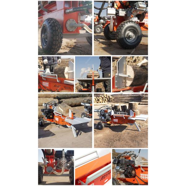 WP-182 Automatic Dual Cylinder Hydraulic Log Splitter for Firewood Processing at Home