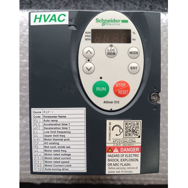 Schneider Electric ATV212HU22N4 | Altivar 212 2.2kW 3HP 380-480V VFD