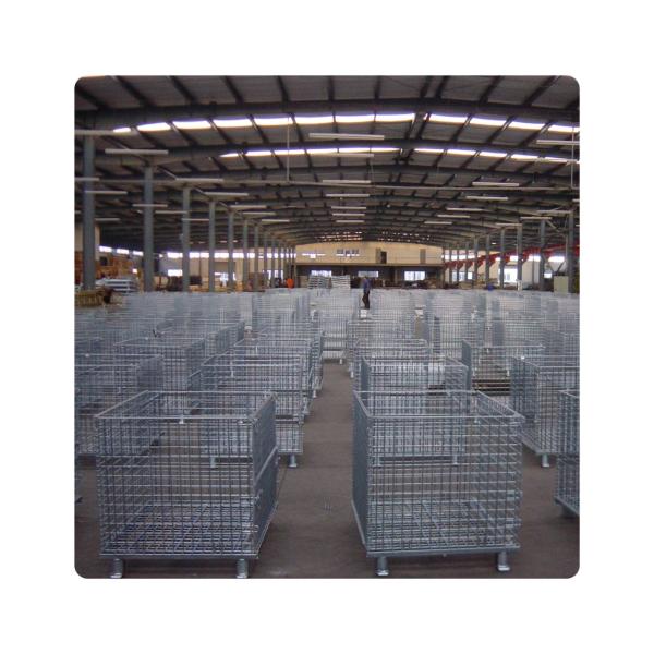 Industry Welded Portable Stacking Folding Metal Logistic Steel Security Cage