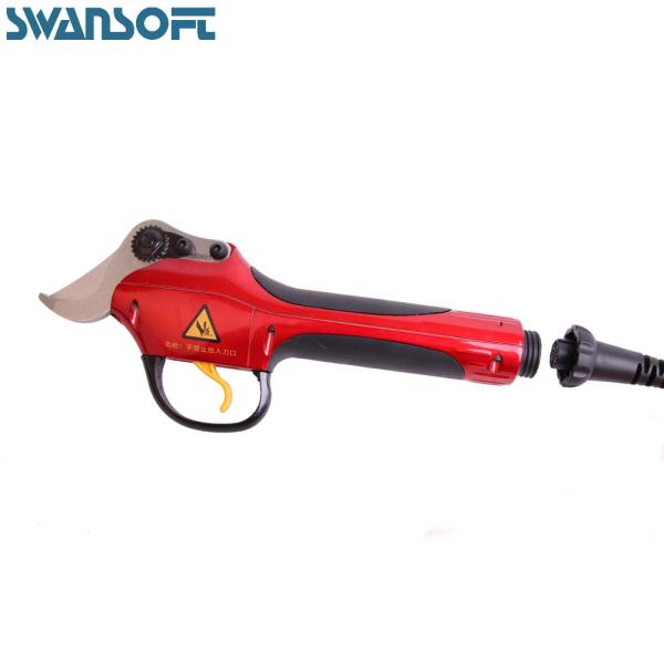 Swansoft 3.0CM Electric Bypass Pruner, Electric Pruning Shear, Electric Scissors for Vineyard and Orchard