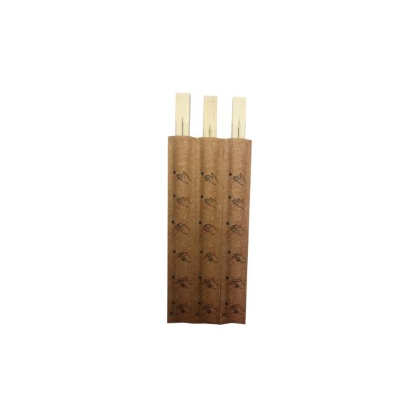 Eco Friendly Nature 21cm Twins Disposable Bamboo Chopsticks With Sleeve