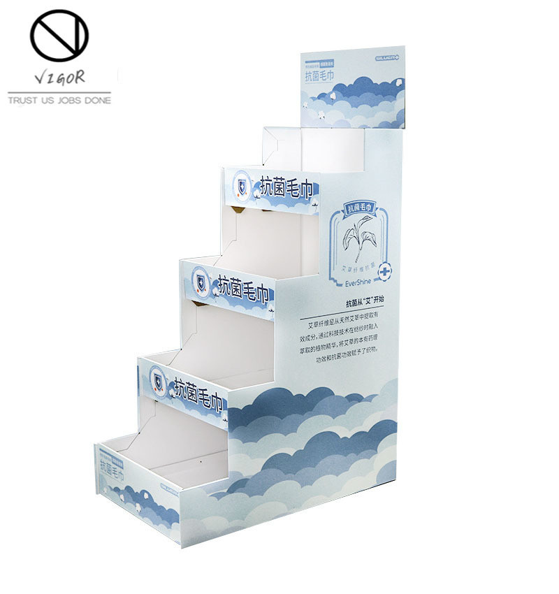 Customized Advertising Hot Wheels Cardboard Display Stand with Eco-friendly Design