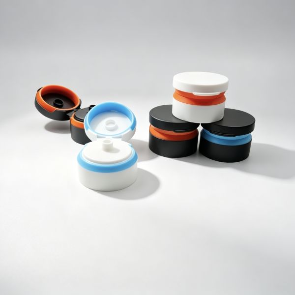 TPE Soft Touch 40mm Diameter Two Color Flip Cap