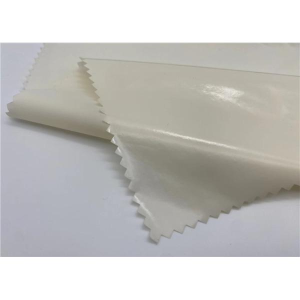 GRS 100% повторно использовало яркую водоустойчивую ткань пальто зимы любимца покрытия PU ткани нейлона