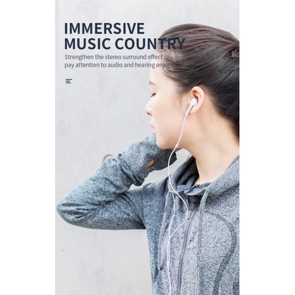 1.2M Lihtning Super Bass RT E02 Wired Earphones For Running